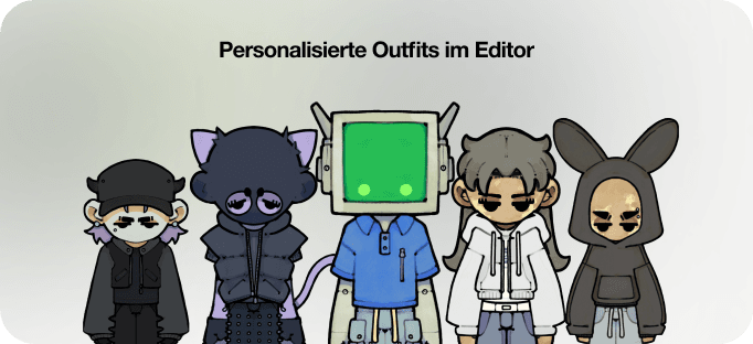 Personalisierte Outfits im Editor
